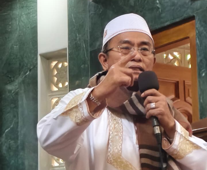 Ketua Umum UBM Dr.Marhaban Sigalngging saat memberikan hikmah Maulid Nabì Muhammad SAW 1448 H